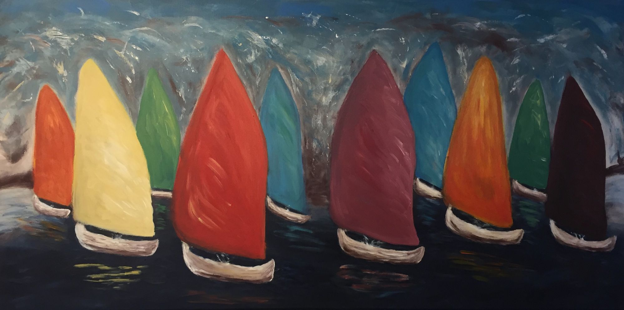 Küstenkunst - Segelregatta