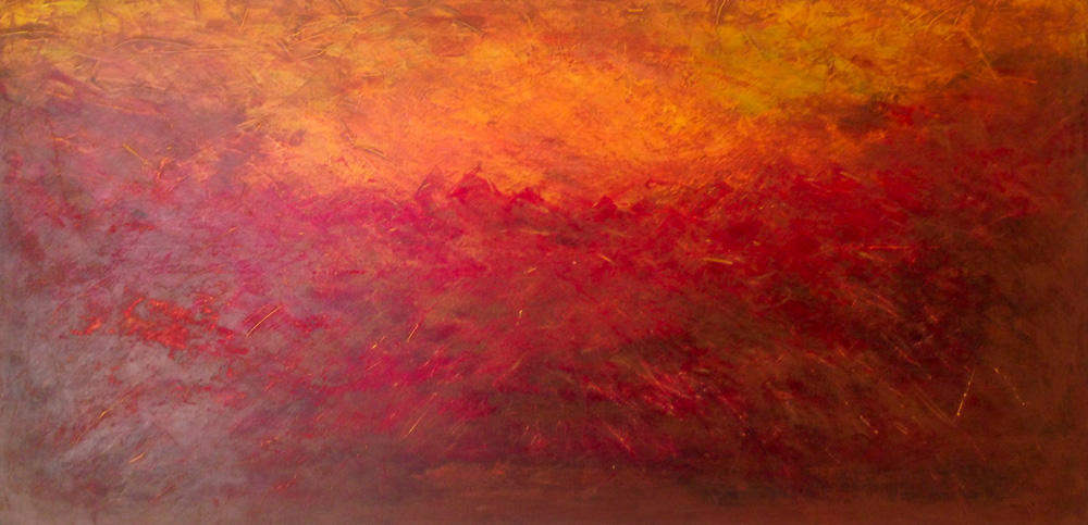 Küstenkunst - Brennender Horizont - VERKAUFT